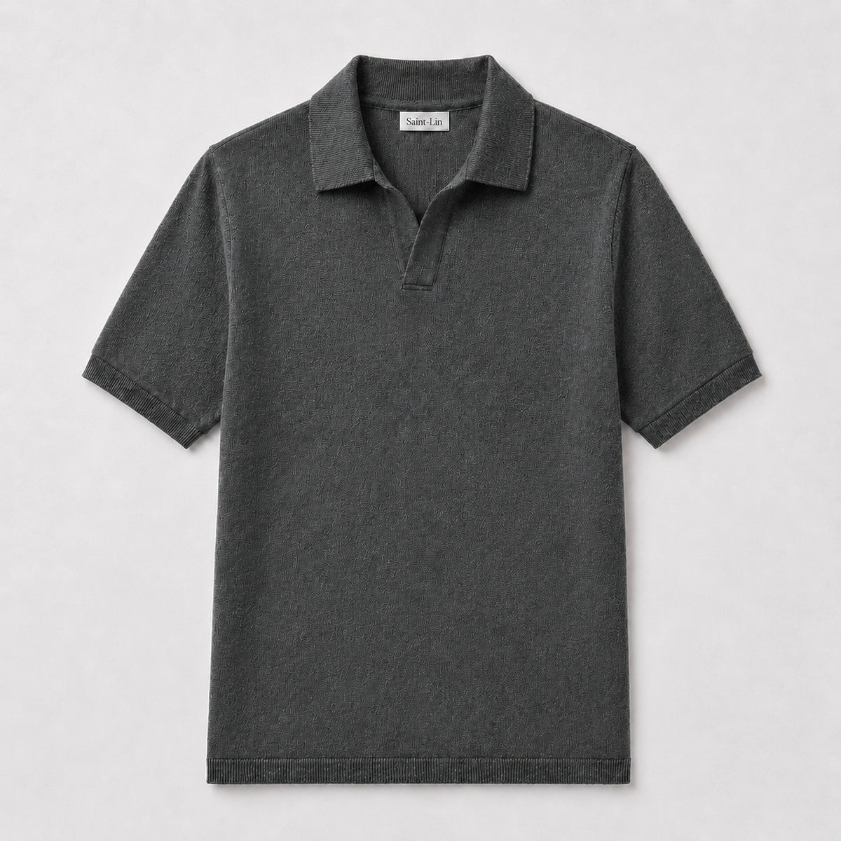 Stone Merino Knit Polo