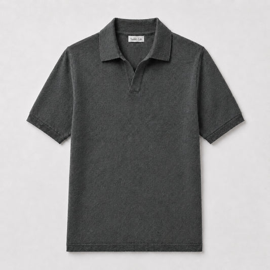 Stone Merino Knit Polo