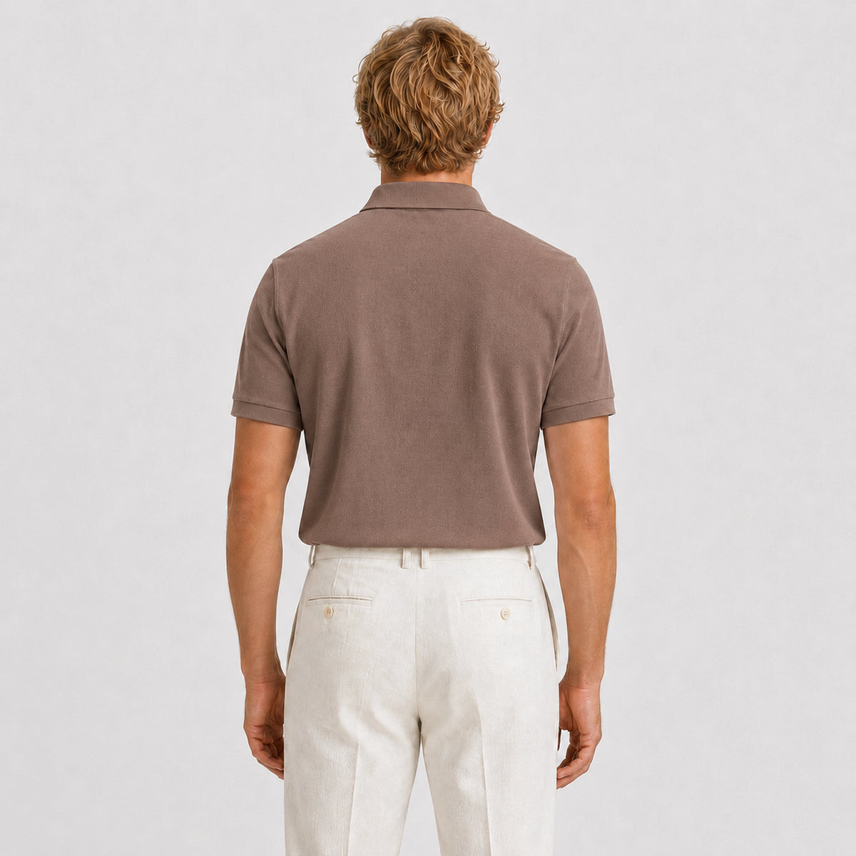 Cream Portofino Linen Trousers