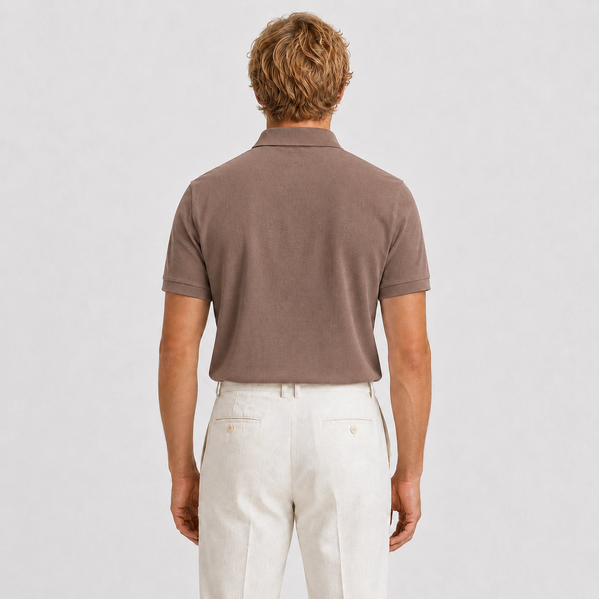 Cream Portofino Linen Trousers