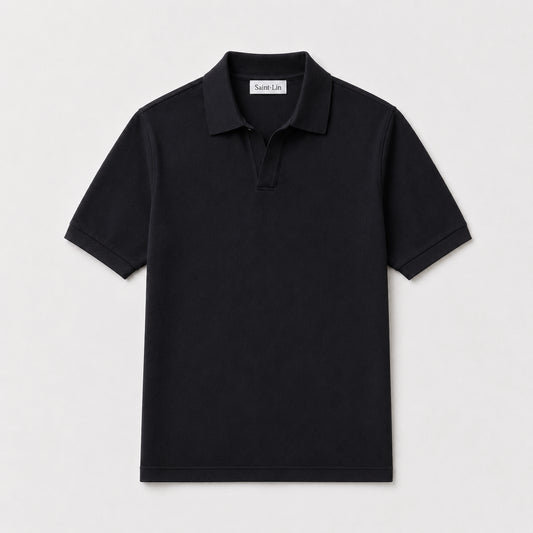 Onyx Merino Knit Polo