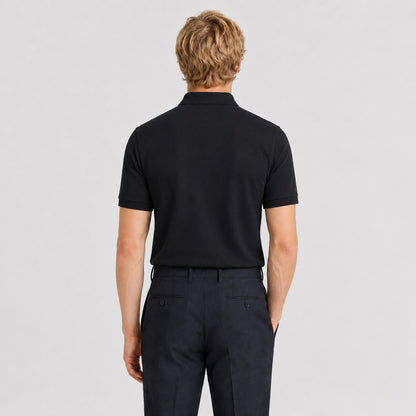 Onyx Merino Knit Polo