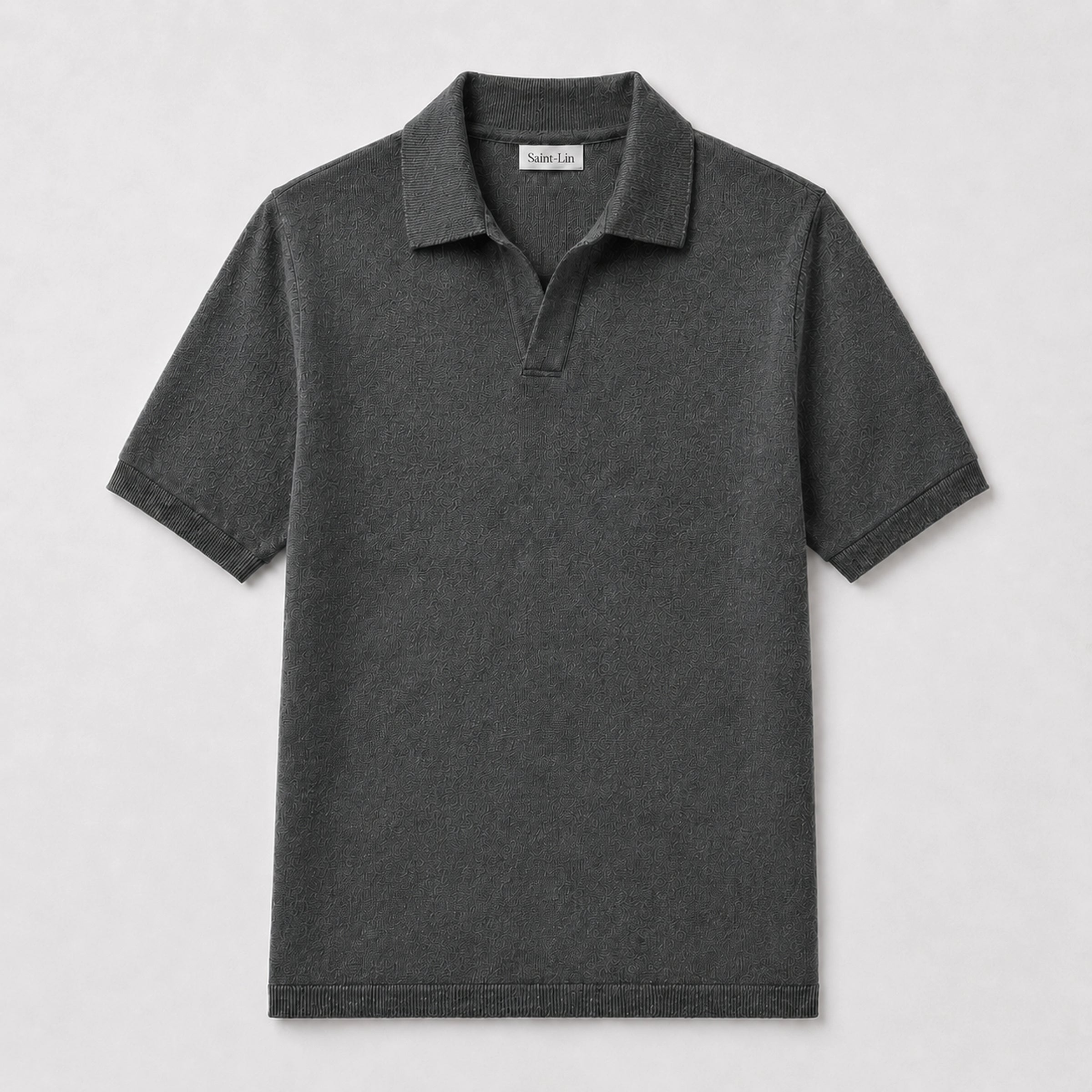 Stone Merino Knit Polo