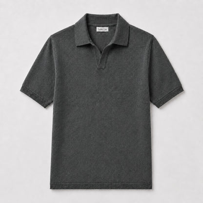 Stone Merino Knit Polo