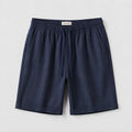 Azure Lyocell Striped Shorts