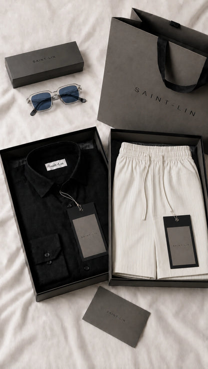 Set estivo camicia