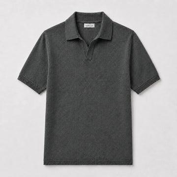 Stone Merino Knit Polo