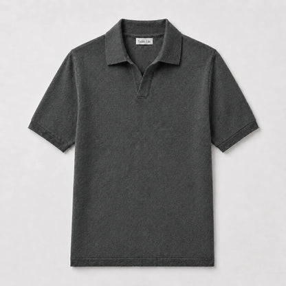 Stone Merino Knit Polo