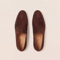 Chestnut Suede High Loafers