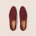 Bordeaux Suede High Loafers