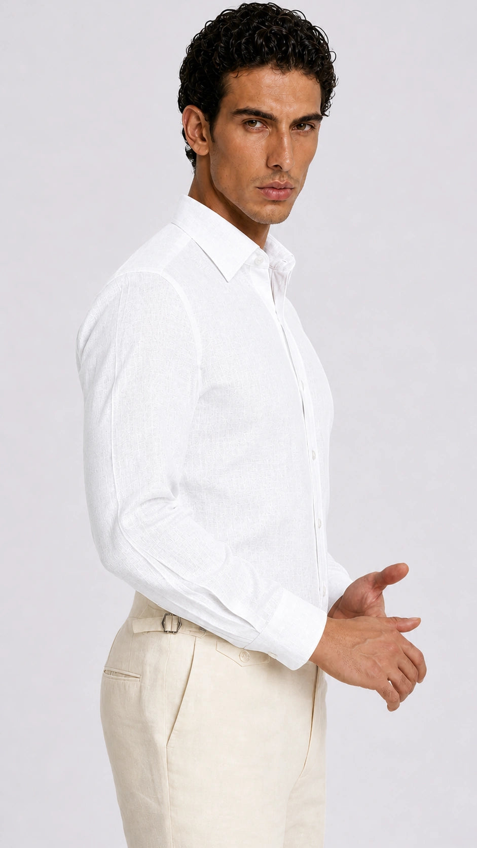 Ivory Hemp Shirt