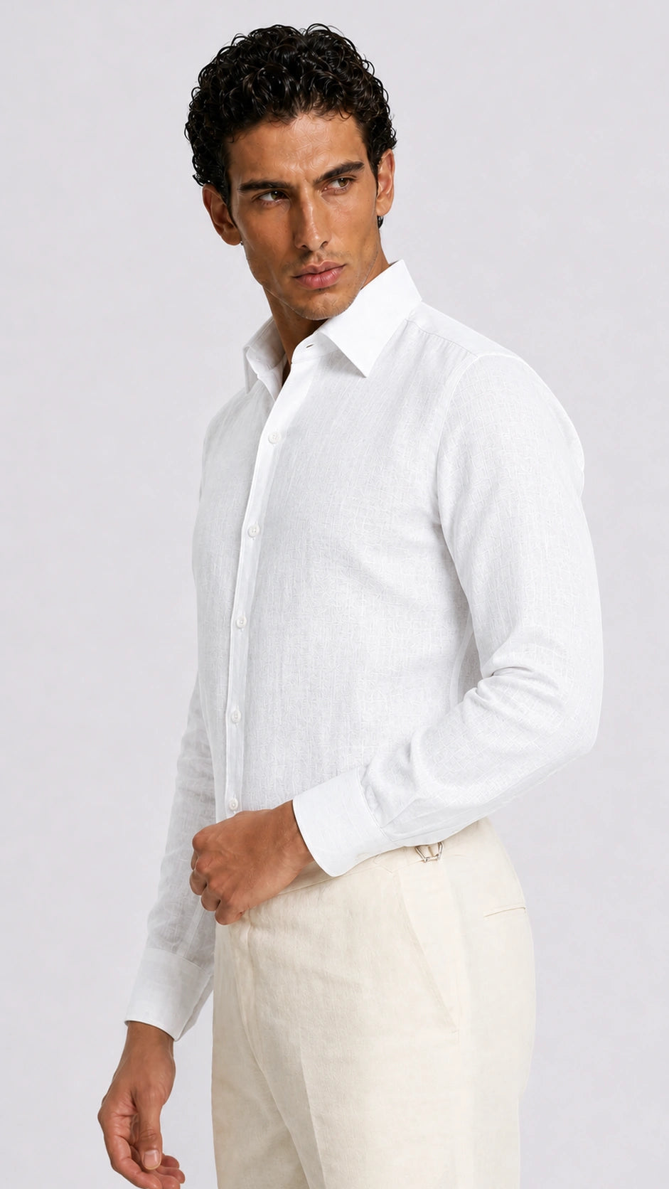 Ivory Hemp Shirt